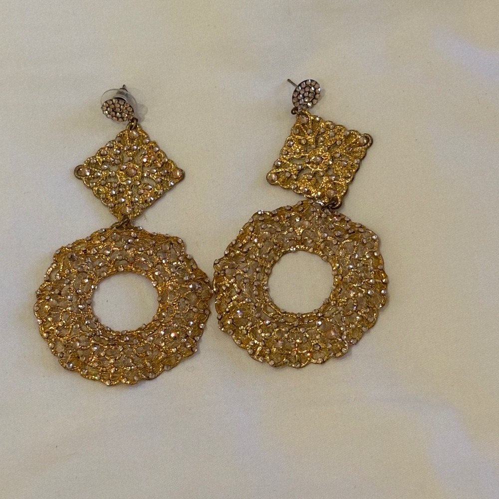 Goldtone earrings